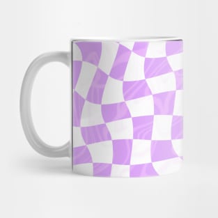 Purple Wavy Lavender Pattern Aesthetic Mug